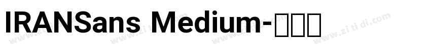 IRANSans Medium字体转换